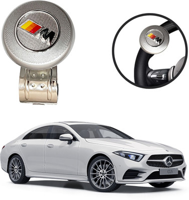 Oshotto Metal Car Steering Knob(Silver)