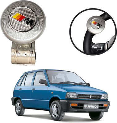 Oshotto Metal Car Steering Knob(Silver)