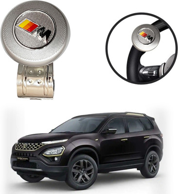 Oshotto Metal Car Steering Knob(Silver)