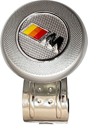 Oshotto Metal Car Steering Knob(Silver)