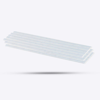 Hillgrove HOT GLUE STICKS COLOR WHITE TRANSPARENT 7MM DIAMETER Glue Sticks(Set of 15, Multicolor)