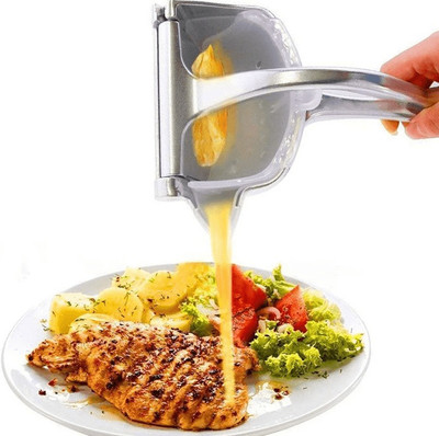 Fulkiza Aluminium Manual Press Hand Fruit Juicer Hand Juicer(Silver)