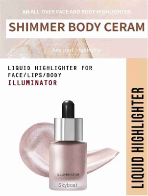 SKYBOAT SUPER GLOW PROFESSIONAL FACE & BODY LIQUID HIGHLIGHTER Highlighter(ORIGINAL)