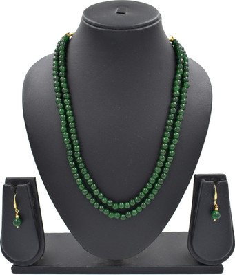 Sandhya Designer Studio Metal Green Jewellery Set(Pack of 1)