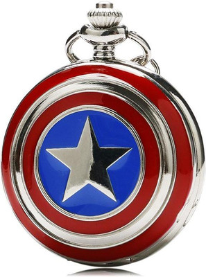 RainSound Captain America Shield Pocket watch Key Chain