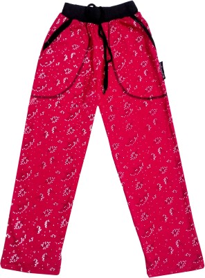 IndiWeaves Track Pant For Boys & Girls(Red, Pack of 1)