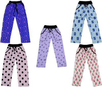 IndiWeaves Track Pant For Boys & Girls(Multicolor, Pack of 5)