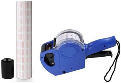 Sadarbazaarsales.Com Blue MX-5500 New Price Labeler Printer,1 white roll,1 ink roll Label Stamping Machine(Semi Automatic)