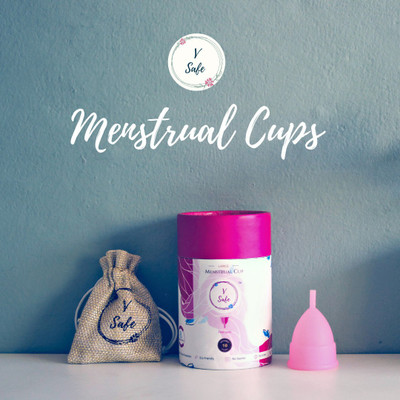 V SAFE Medium Reusable Menstrual Cup(Pack of 1)