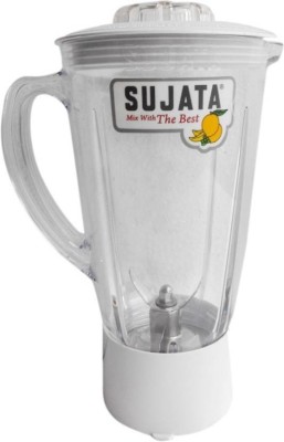 SUJATA 2 900 W Mixer Grinder(plastic doom attachment | 1 Jar | White)