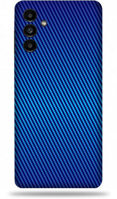 OggyBaba Samsung Galaxy A13 5G Mobile Skin(Blue Carbon Fiber Skin With Ultra Matte Finish)