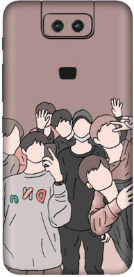 Toppings Asus Zenfone 6Z Mobile Skin(Multicolor)