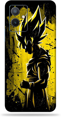 OggyBaba Vivo Y75 5G Mobile Skin(Goku Yellow Multicolor Skin With Ultra Matte Finish)