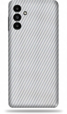 OggyBaba Samsung Galaxy A13 5G Mobile Skin(Silver Carbon Fiber Skin With Ultra Matte Finish)