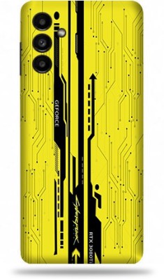 WeCre8 Skin's Samsung Galaxy A13 5g, Cyberpunk Yellow Mobile Skin(Multicolor)