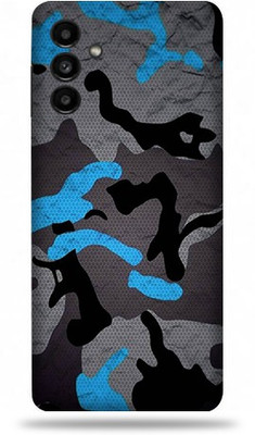 OggyBaba Samsung Galaxy A13 5G Mobile Skin(Blue Camouflage Multicolor Skin With Ultra Matte Finish)