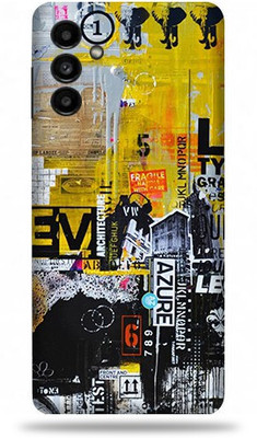 OggyBaba Samsung Galaxy A13 5G Mobile Skin(Abstract Azure Multicolor Skin With Ultra Matte Finish)