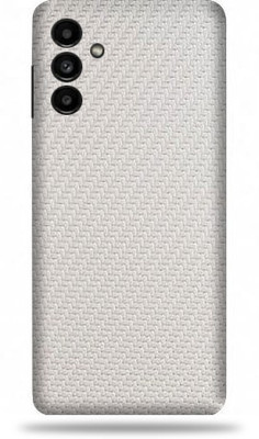 OggyBaba Samsung Galaxy A13 5G Mobile Skin(White Carbon Fiber Skin With Ultra Matte Finish)