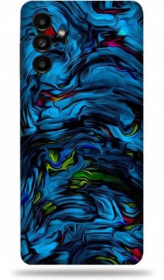 OggyBaba Samsung Galaxy A13 5G Mobile Skin(Blue Lava Multicolor Skin With Ultra Matte Finish)