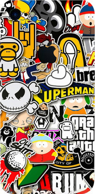 Mclaxa Sticker Bombing Mobile Back Skin, Sticker Bombing, Apple iPhone 7 Mobile Skin(Sticker Bombing Skin With Super Matte Finish)