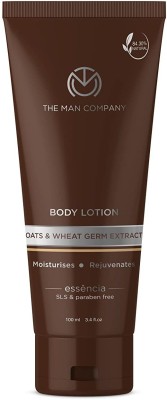THE MAN COMPANY Body Lotion For Dry Skin | Oats, Wheat Germ Extract & Shea Butter | 100ml Pack  (100 ml)