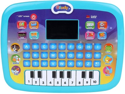 Jo Baby 2-in-1 Educational Learning Tablet Laptop Cum Musical Piano for Kids(Multicolor)