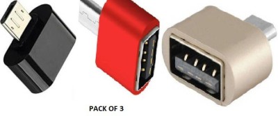Skymac Micro USB OTG Adapter(Pack of 3)