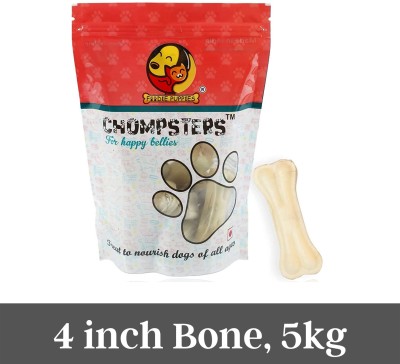 Foodie Puppies Raw Hide Pressed Dog Bones for Chewing & Munching (4inch,5kg) Chicken Dog Chew(5 kg, Pack of 1)