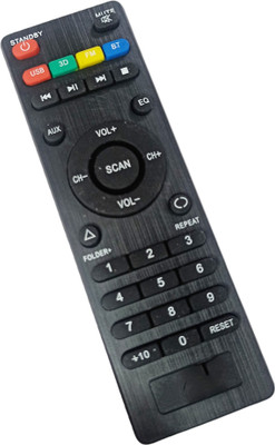 Ehop Compatible for Home Theater System Remote with Bluetooth Button iBall Remote Controller(Black)