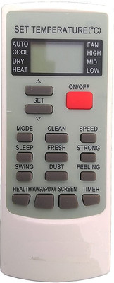 BhalTech 45 AC Compatible for  HAIER AC Remote Controller(White)