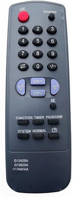BhalTech G1384SAA G1382SA G1342SA 3 in 1 CRT TV Universal Compatible with  Sharp Remote Controller(Black)