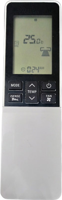 Ehop Compatible remote control for AC VE-206 Hitachi Remote Controller(Black)