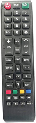 BhalTech  LED LCD TV Compatible with MX09 Micromax Remote Controller(Black)