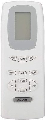 BhalTech 19 AC Compatible for  Whirlpool AC Remote Controller(White)
