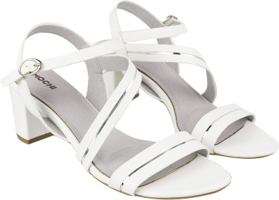 MOCHI Women Heels(White , 6)