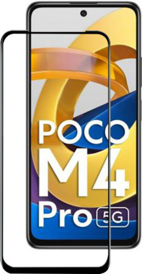 DMJHP Edge To Edge Tempered Glass for POCO M4 Pro 5G(Pack of 1)