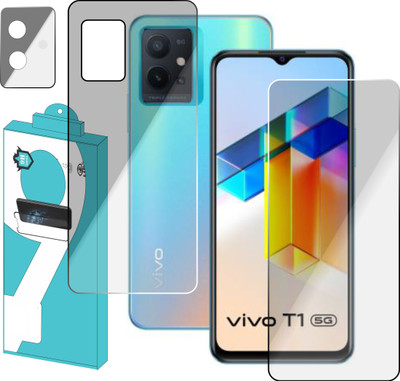 FINCH Front and Back Screen Guard for VIVO T1 5G(Pack of 3)