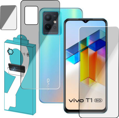 FINCH Front and Back Screen Guard for VIVO T1 5G(Pack of 3)