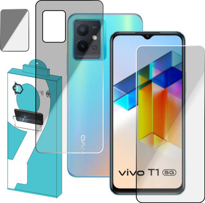FINCH Front and Back Screen Guard for VIVO T1 5G(Pack of 3)