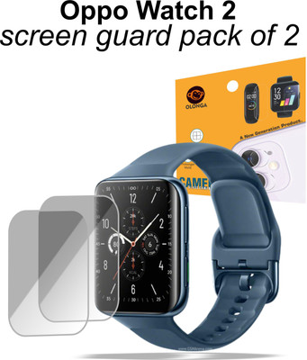 Olonga Screen Guard for Oppo Watch 2(Pack of 2)