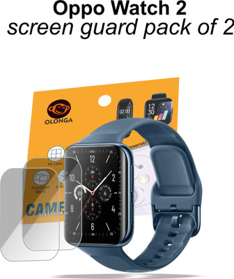 Olonga Screen Guard for Oppo Watch 2(Pack of 2)