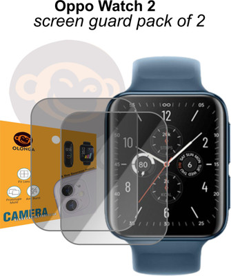 Olonga Screen Guard for Oppo Watch 2(Pack of 2)