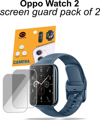 Olonga Screen Guard for Oppo Watch 2(Pack of 2)