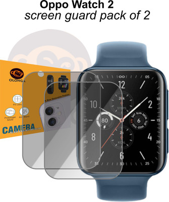 Olonga Screen Guard for Oppo Watch 2(Pack of 2)