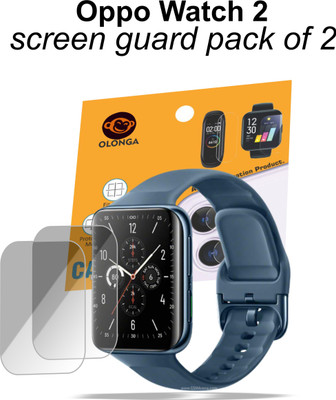 Olonga Screen Guard for Oppo Watch 2(Pack of 2)