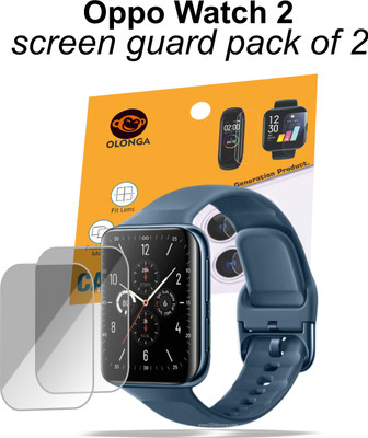 Olonga Screen Guard for Oppo Watch 2(Pack of 2)