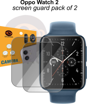 Olonga Screen Guard for Oppo Watch 2(Pack of 2)