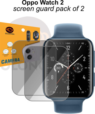 Olonga Screen Guard for Oppo Watch 2(Pack of 2)