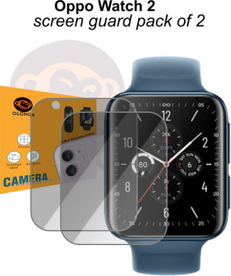 Olonga Screen Guard for Oppo Watch 2(Pack of 2)