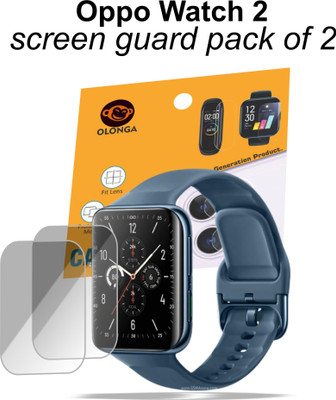 Olonga Screen Guard for Oppo Watch 2(Pack of 2)